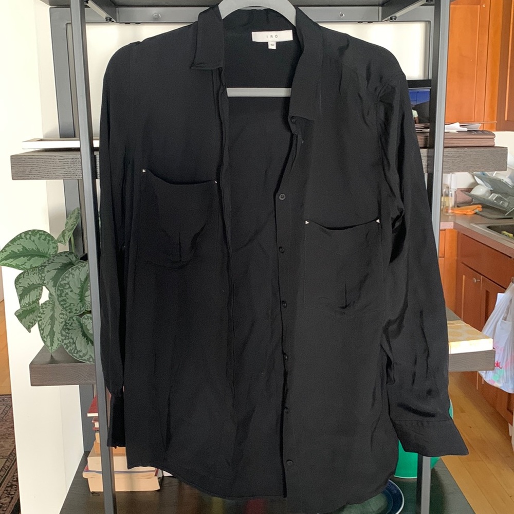 Iro Alvine Stud Button down shirt